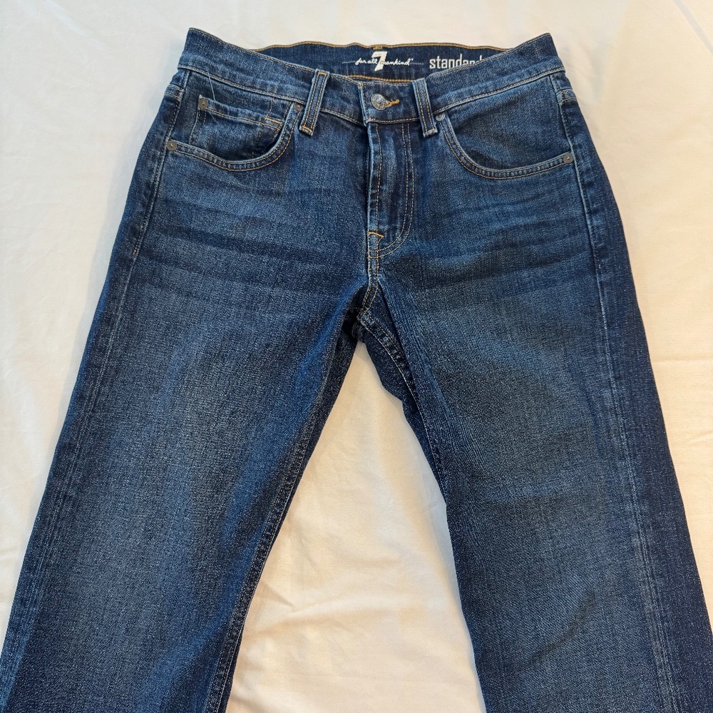 7 for All Mankind (SFAM) Men's Standard fit jeans, 29x30 like-new condition